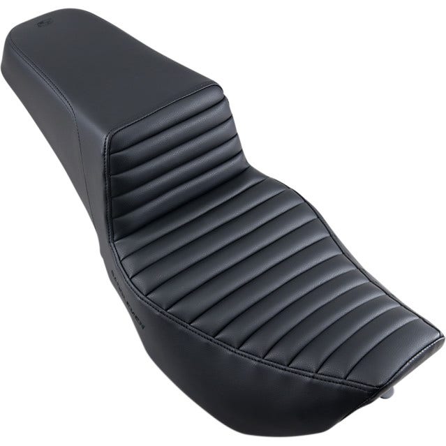 Saddlemen Black TR Pleated GelCore Step-Up Full Seat for Harley 97-07 FLHX FLHR