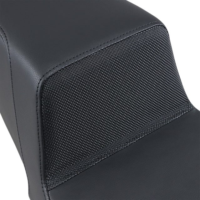 Saddlemen Black Gripper GelCore Step-Up Full Seat for Harley 97-07 FLHX FLHR