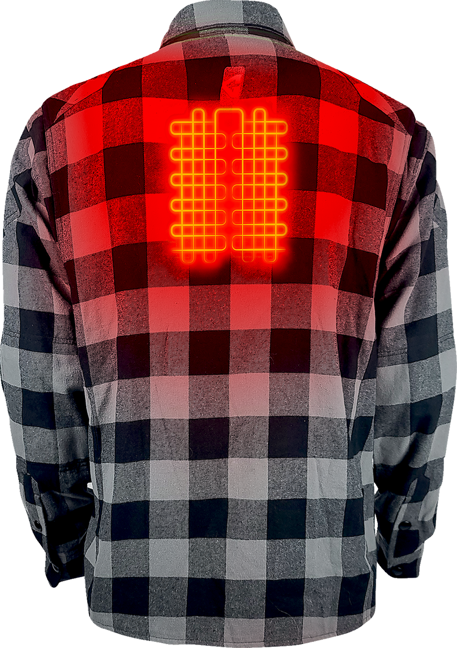 Gerbing Heated Clothing 7V Battery Powered Heated Flannel Shirt