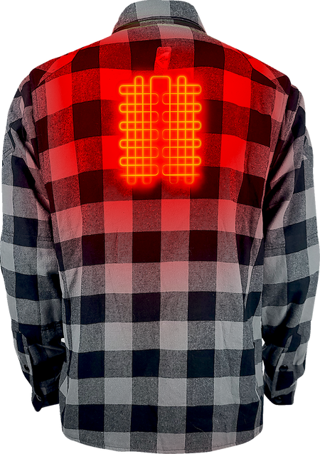 Gerbing Heated Clothing 7V Battery Powered Heated Flannel Shirt