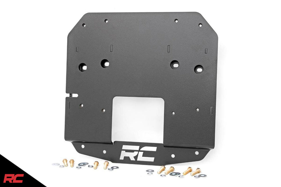 Rough Country 10526 Spare Tire Lift Bracket Plate Kit for 18-Up Jeep Wrangler JL