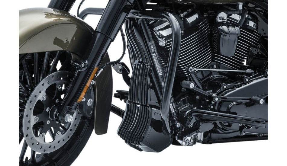 Kuryakyn Black Precision Regulator Accent Cover Harley Milwaukee M8 17-20