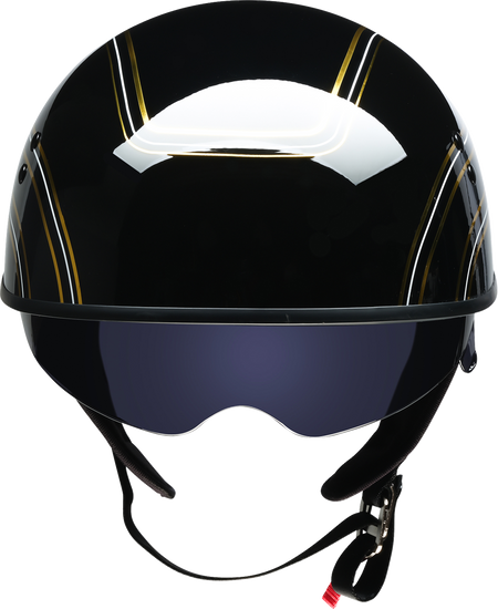 Z1R Vagrant Varsity Helmet - Black/Gold