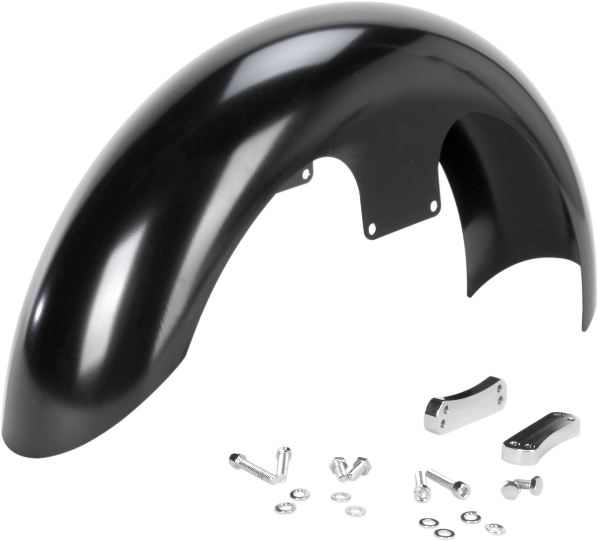 Klock Werks Hugger Series Front Fender with Mounting Blocks for Softail/Dyna