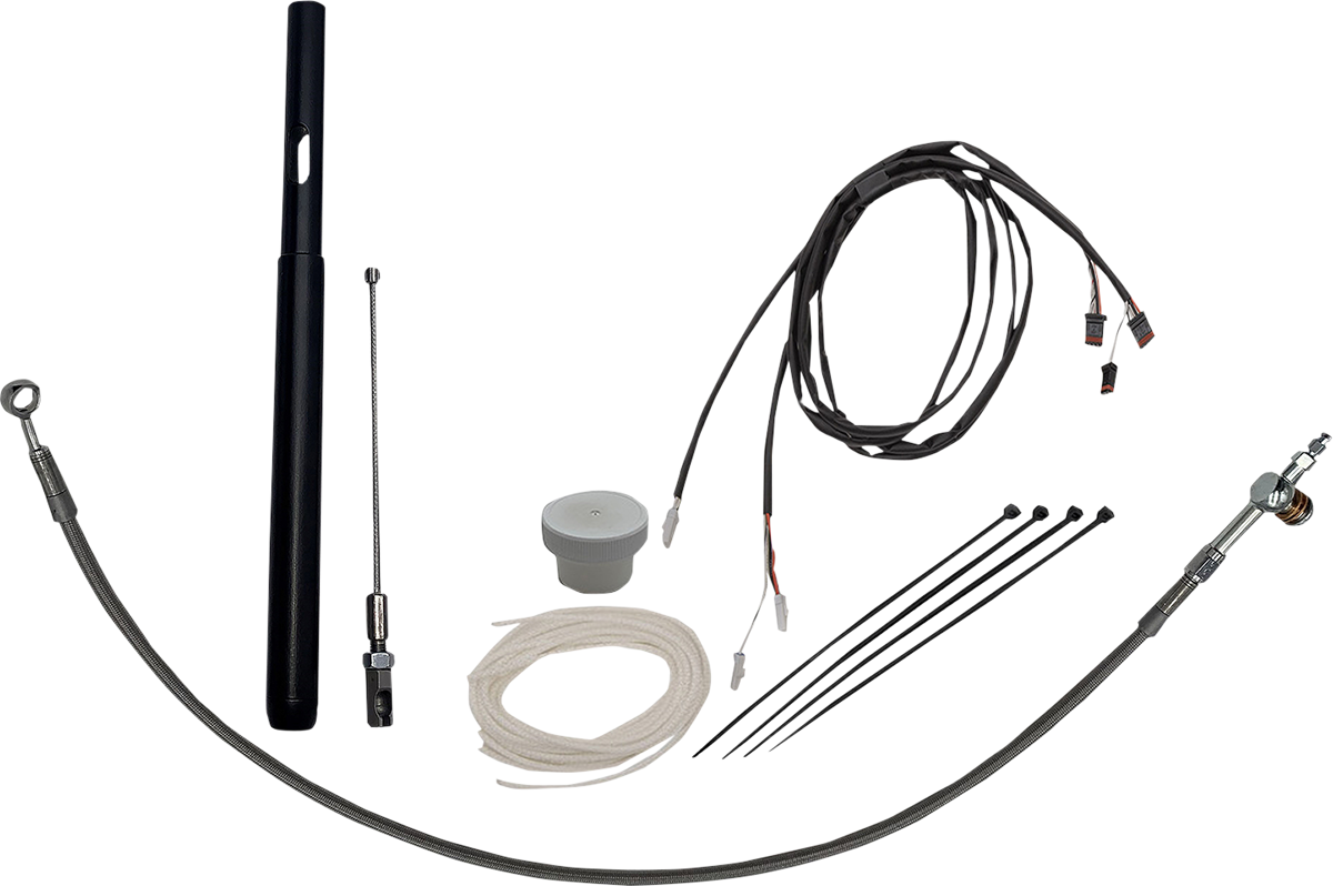 FBI Fat Baggers Control Installation Kit for 2014-2023 Harley-Davidson Touring - FLH/X '21-'23 / Braided / +6"
