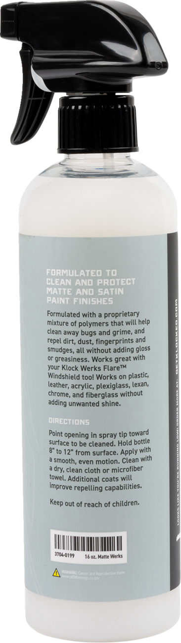 Klock Werks Matte Werks Cleaner - All Styles