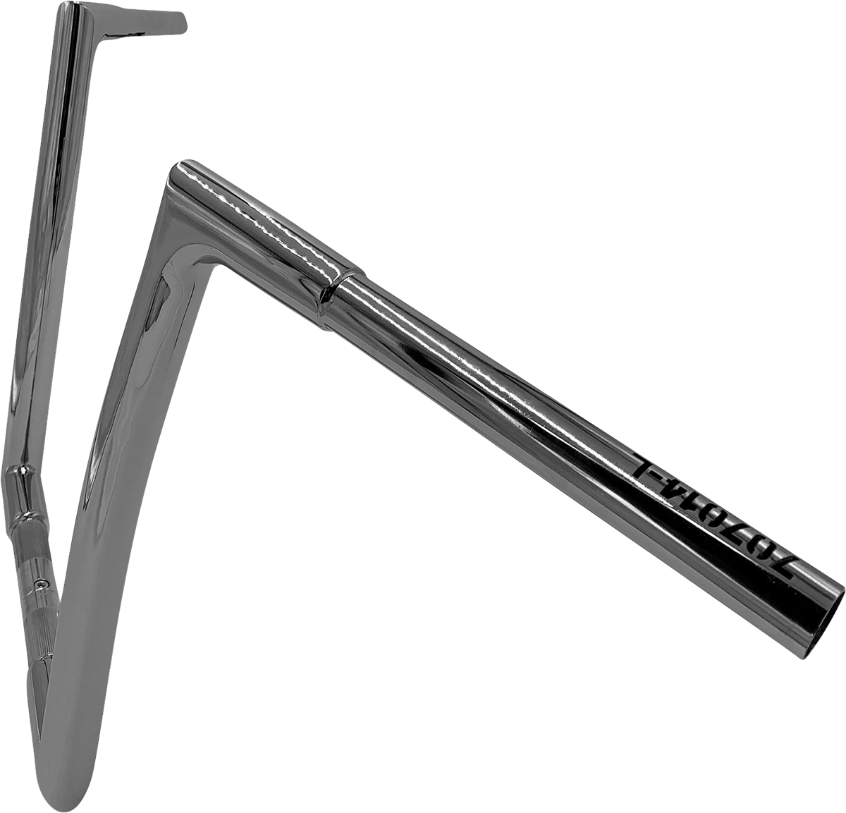 FBI Fat Baggers 1-1/4" EZ Flat Top Handlebars for FLTR '98-'13 / FLHR '94-'22 - Chrome / 14"