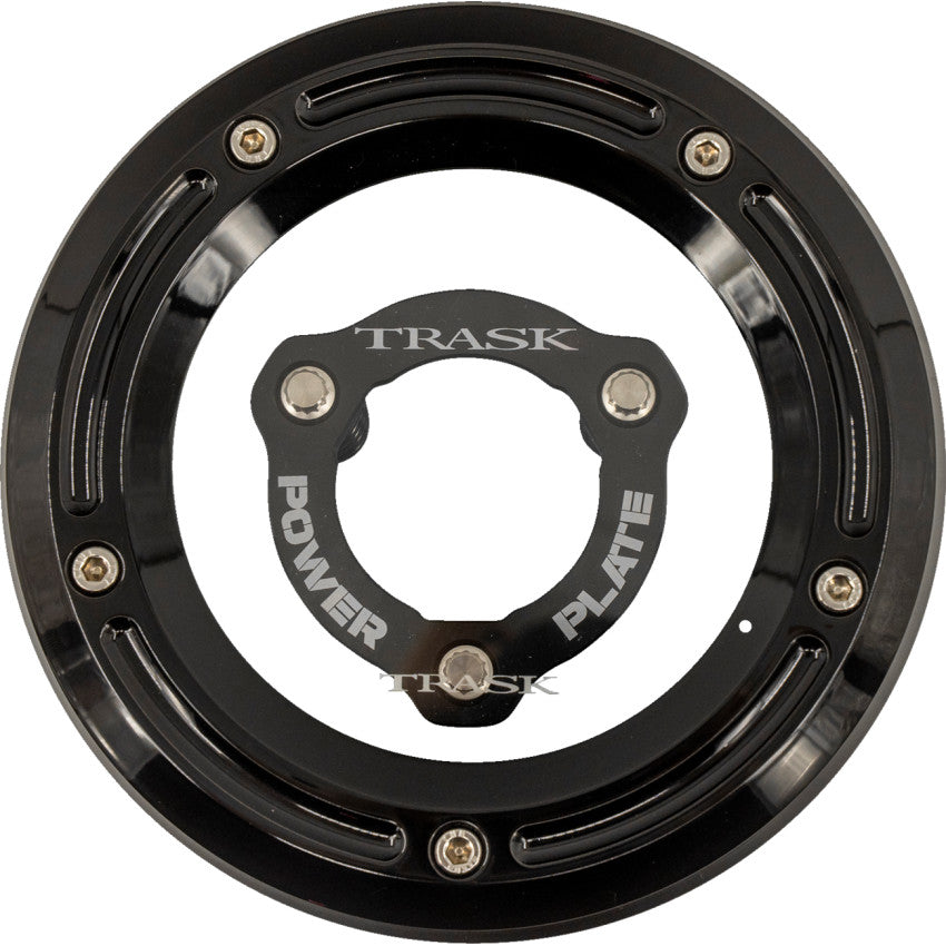 Trask Derby Cover with Power Plate Kit for 17-25 Harley Touring