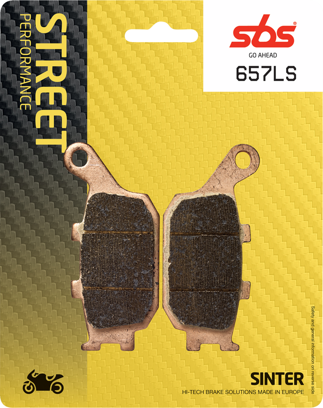 SBS Street Excel Sintered Brake Pads for Select 1977-2026 Honda Models