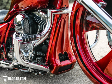 Bad Dad Classic Series Chin Spoiler w/ Single Vent for 97-13 FLH/T Touring Models