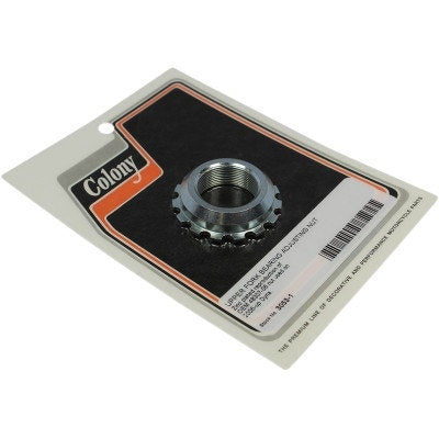 Colony 3053-1 Zinc Upper Fork Bearing Adjustment Nut 06-17 Harley Dyna 48307-06