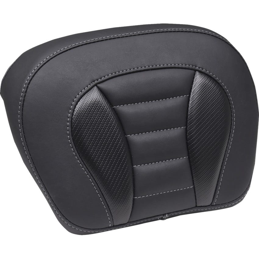Mustang Deluxe Black W/Chopped Tour-Pak Pad for Harley 23-24 Touring
