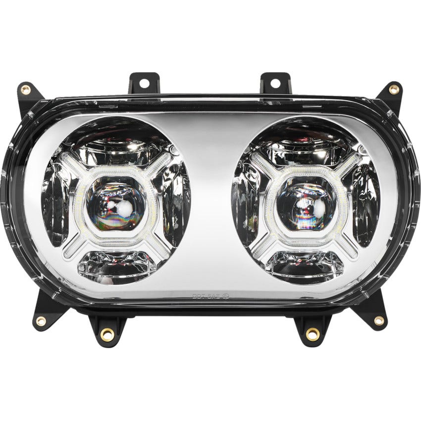 Custom Dynamics Double-X LED Headlights for Harley Davidson Road Glide