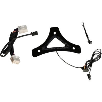 Custom Dynamics Dual Intensity Run/Brake LED Backrest Black Harley FLH/T 97-13
