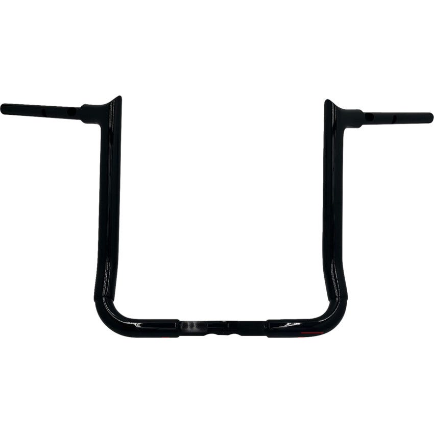 FBI Inc Black 1-1/2" EZ Install Pointed Top 16" Handlebar for 23.5-24 FLHX