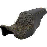Saddlemen Step-Up Honeycomb Standard Reach Seat Harley