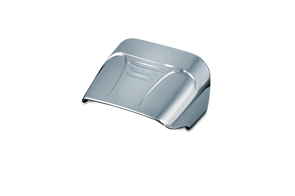 Kuryakyn 9008 Chrome Rear Taillight Bezel Visor WIthout Slots H-D '73-'17