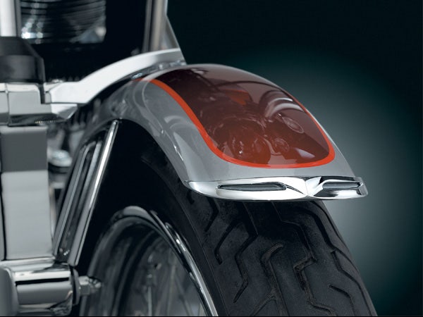 Kuryakyn 9012 Chrome Narrow Glide Front Fender Tip XL Dyna Softail