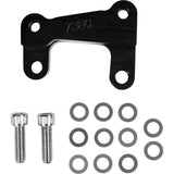 RC Components Black Front 320 MM Caliper Adapter Bracker For Harley