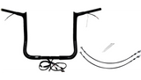 FBI Pointed Top Plug n Play EZ 1-1/4" Handlebar Kit Harley 16-20 FLH/T