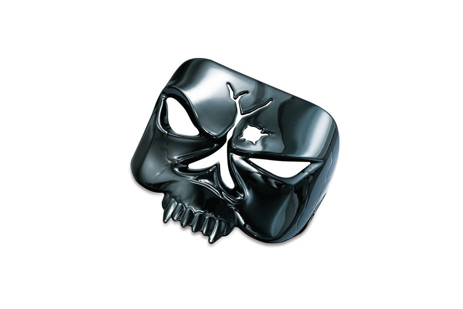 Kuryakyn Gloss Black Zombie Rear Fender Taillight Cover for Harley