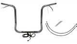 FBI Round Top Plug n Play EZ 1-1/4" Handlebar Kit Harley 16-20 FLH/T