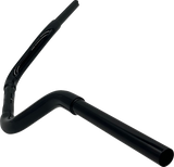 FBI Fat Baggers 1-1/4" EZ Round Top Handlebars for Softail/Dyna '18-'23 - Black