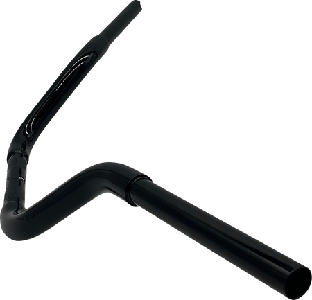 FBI Fat Baggers 1-1/4" EZ Round Top Handlebars for Softail/Dyna '18-'23 - Black