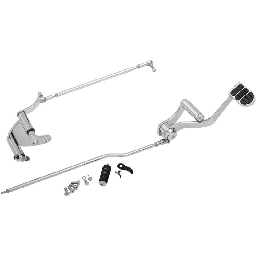 Kuryakyn 9063 Chrome Standard Length Forward Controls Harley Dyna 91-17