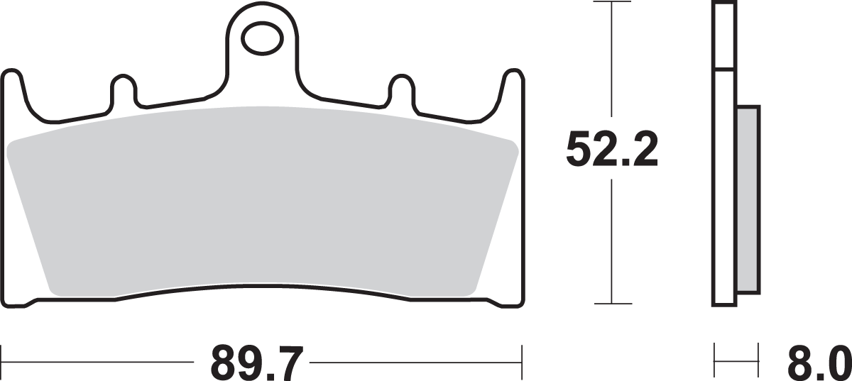 SBS Street Excel Sintered Brake Pads for Select 1983-2027 Suzuki Models