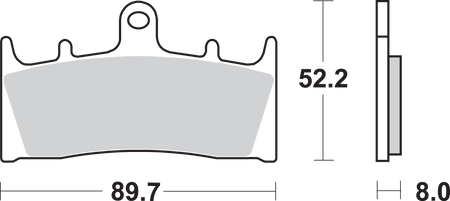 SBS Street Excel Sintered Brake Pads for Select 1983-2027 Suzuki Models