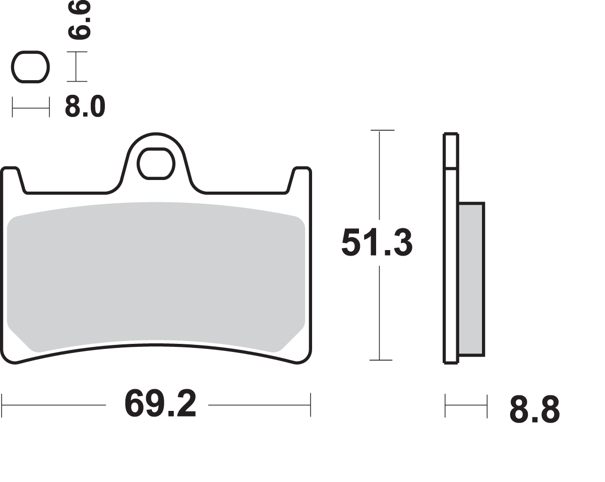 SBS DC Racing Dual Carbon Brake Pads for Select 1980-2025 Models