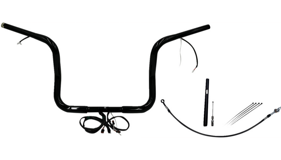 FBI Round Top Plug n Play EZ 1-1/4" Handlebar Kit Harley 21-23 FLH/T