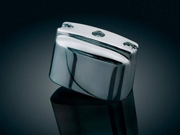 Kuryakyn Chrome Rear Brake Master Cylinder Cover for Harley FLH & ST 99-17