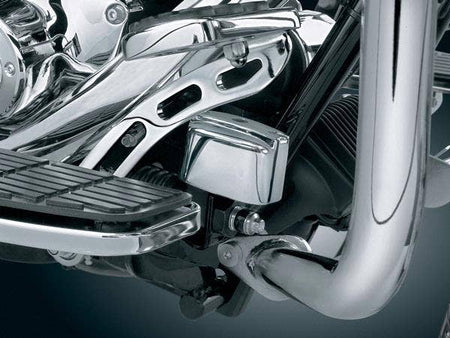 Kuryakyn Chrome Rear Brake Master Cylinder Cover for Harley FLH & ST 99-17