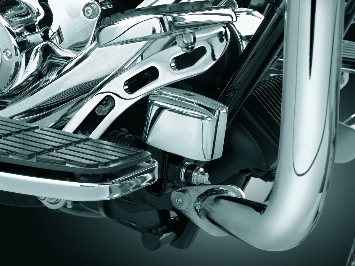 Kuryakyn Chrome Rear Brake Master Cylinder Cover for Harley FLH & ST 99-17