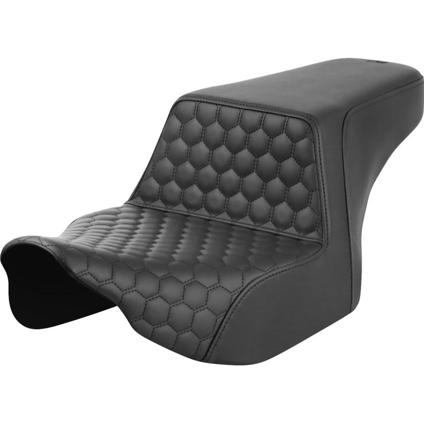 Saddlemen Step-Up Honeycomb Standard Reach Seat Harley