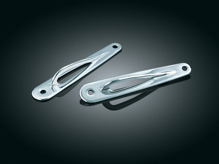 Kuryakyn Chrome Teardrop Custom Tie-Down Brackets for Harley Touring Models (pr) | 928