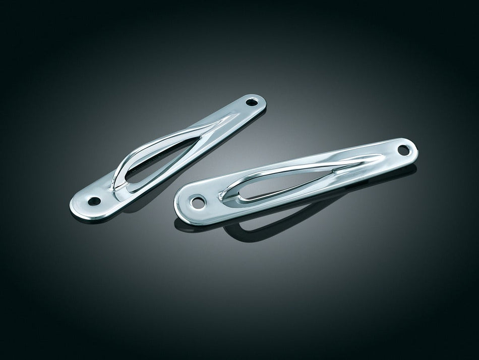 Kuryakyn Chrome Teardrop Custom Tie-Down Brackets for Harley Touring Models (pr) | 928