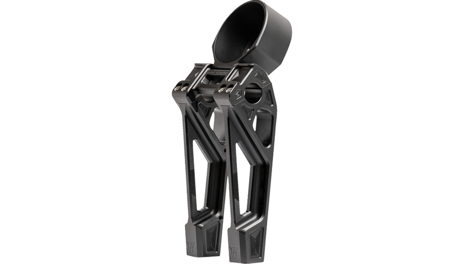 Kodlin Fastback 8" Riser Kit W/Gauge Bucket 4 Harley W/3 1/2" On-Center Risers