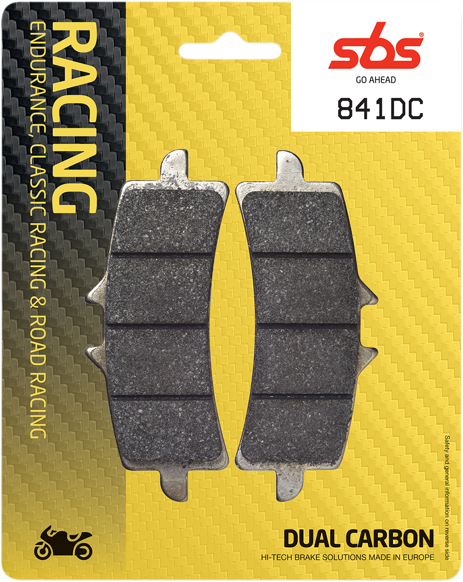 SBS DC Racing Dual Carbon Brake Pads for Select 1980-2025 Models