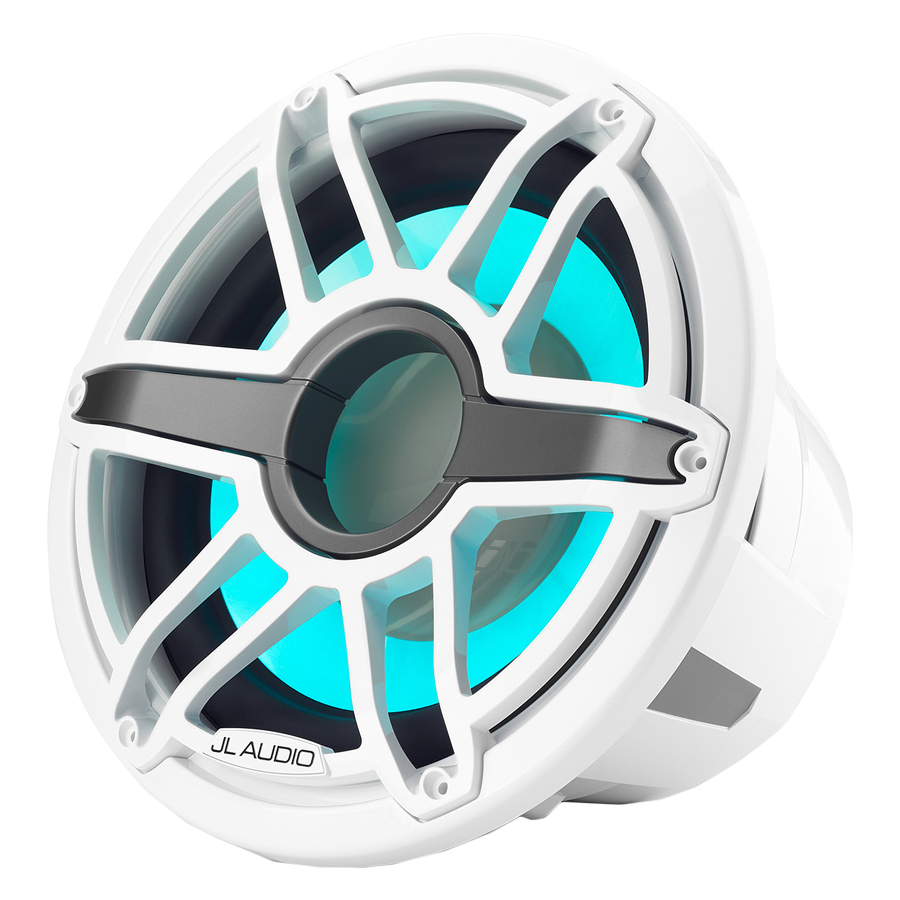 JL Audio 12-Inch Marine Subwoofer Driver W/Transflective LED Lighting Gloss White