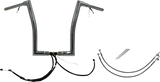 FBI Fat Baggers Wired 1-1/2" Flat Top Handlebar Kits for FLTR '15 - Chrome / 16"