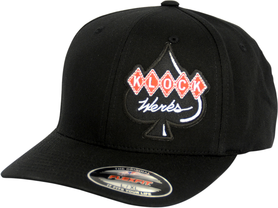 Klock Werks Offset Logo Flexfit Hat - Small/Medium