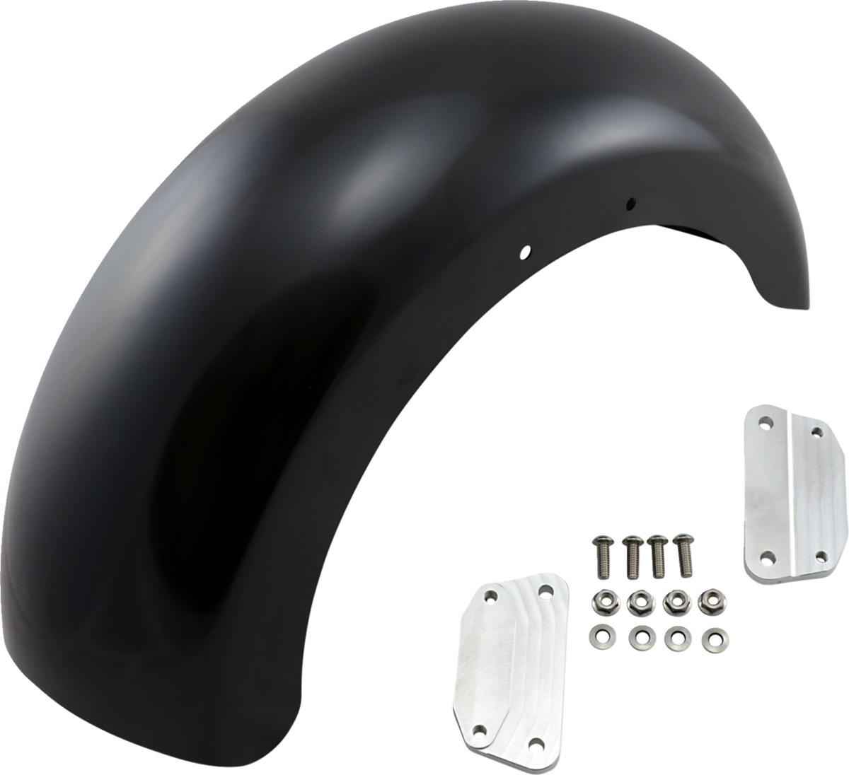 Klock Werks Hugger Series Front Fender with Mounting Blocks for Softail/Dyna