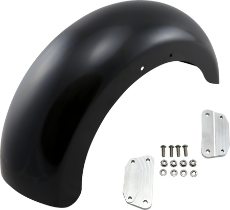 Klock Werks Hugger Series Front Fender with Mounting Blocks for Softail/Dyna
