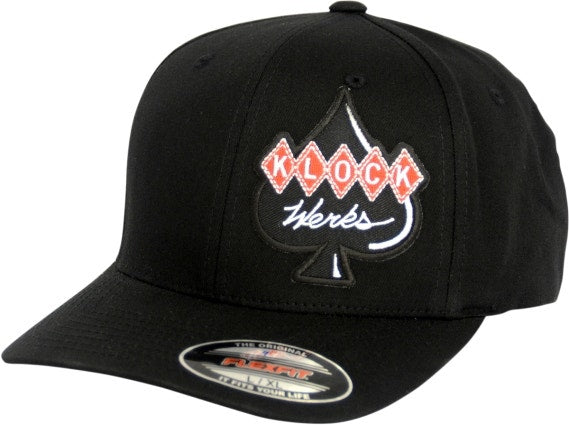 Klock Werks Logo Company Hat Flexfit Black H51BKSM (S/M)