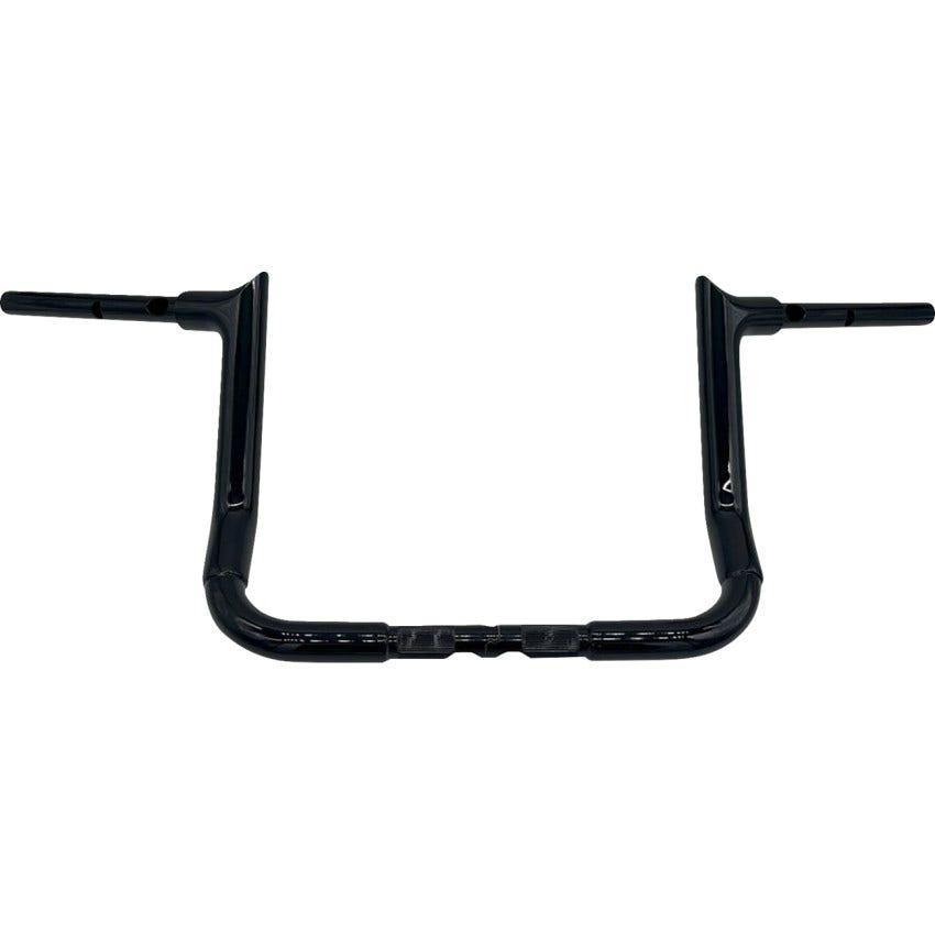 FBI Inc Black 1-1/2" EZ Install Pointed Top 12" Handlebar for 23.5-24 FLHX