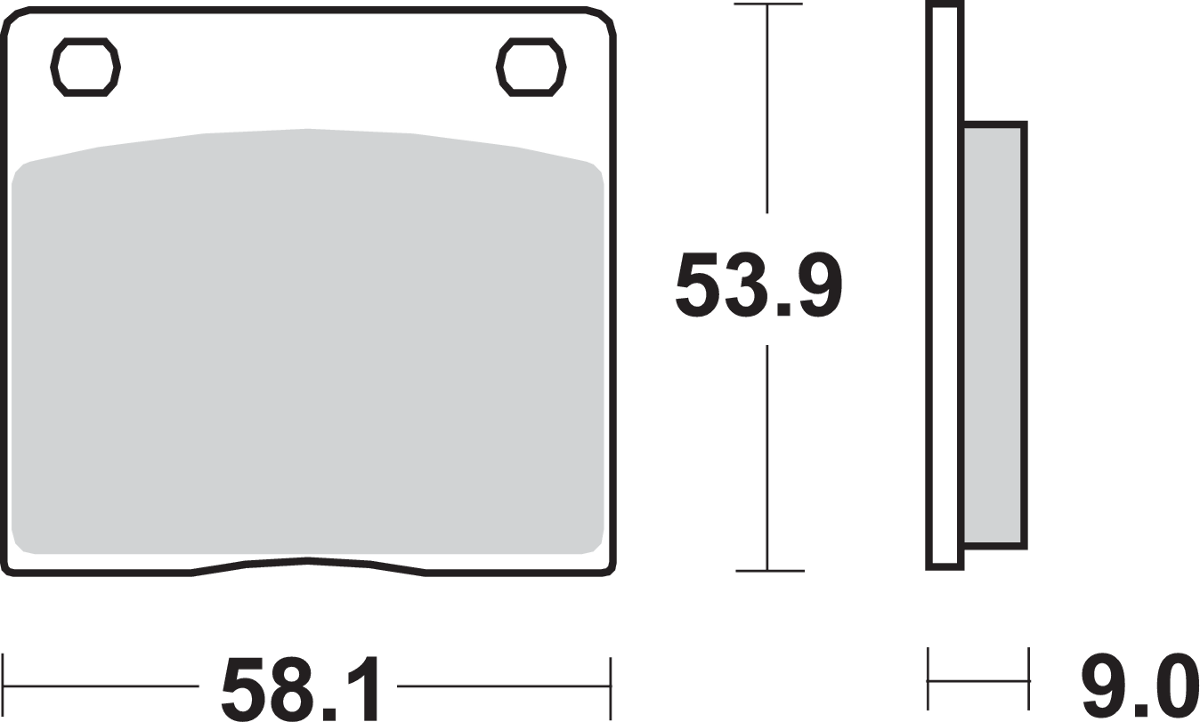 SBS Street Ceramic Organic Brake Pads for Select 1973-2024 Suzuki Models