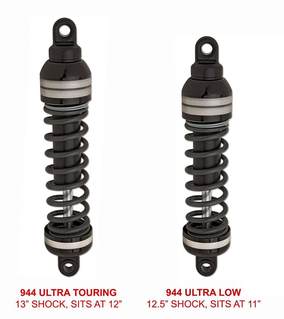 Progressive 944-4019UL 12.5" 944 Ultra Low Series Touring Shocks Heavy Duty